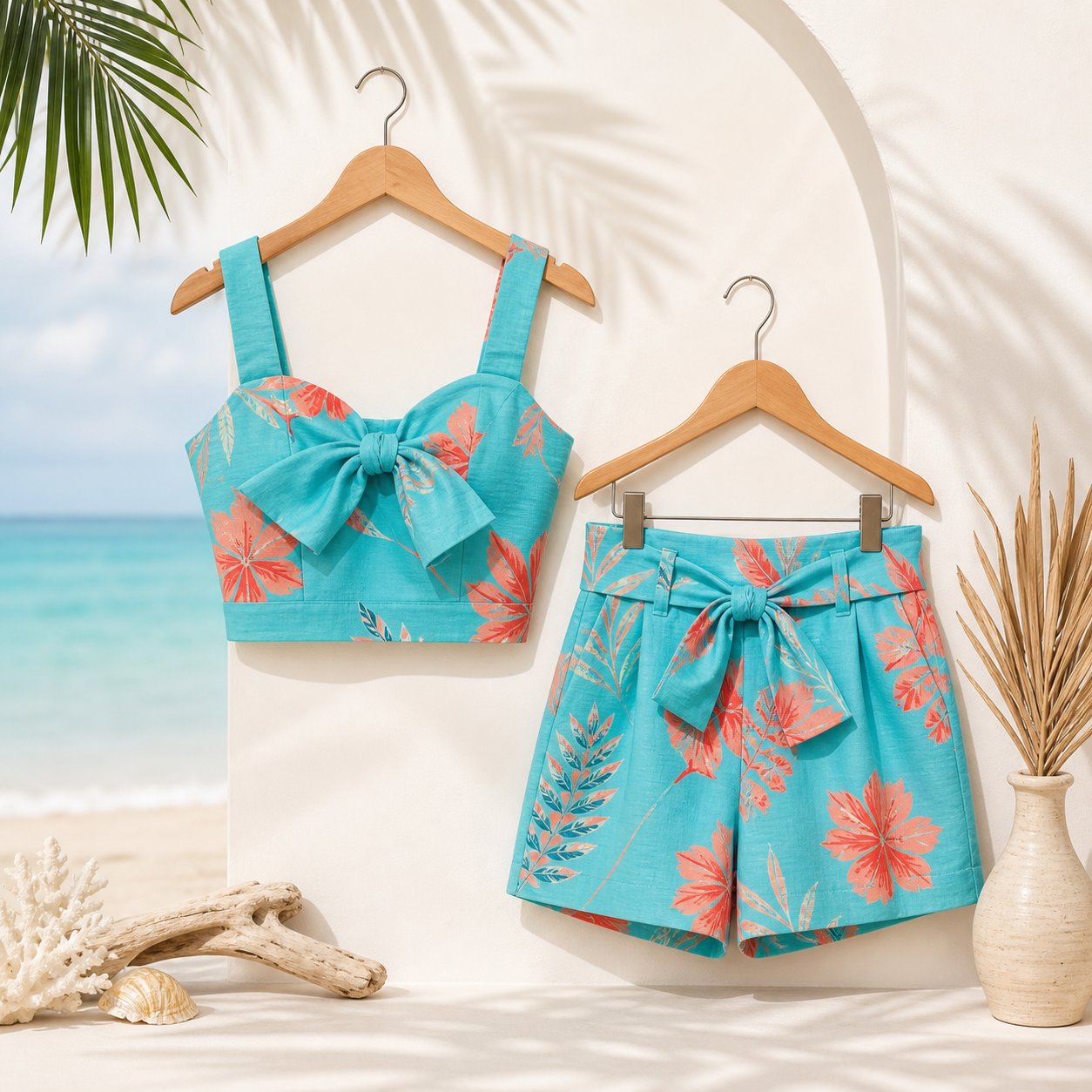 TOP/CROPED SHORT